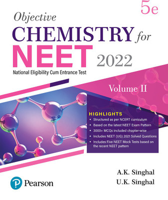 Objective Chemistry for NEET - Vol - II|Fifth Edition| By Pearson(Paperback, A.K. Singhal)