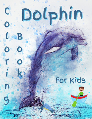 Dolphin Coloring Book For Kids(English, Paperback, V Adams)