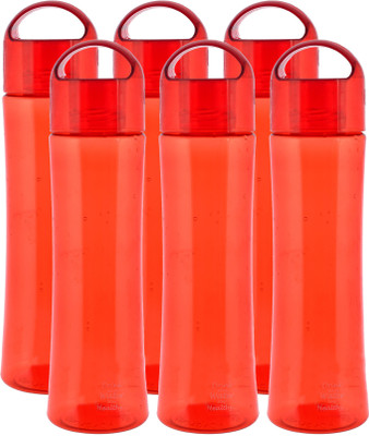 KUBER INDUSTRIES 6000 ml Plastic Bottle(Pack of 6, Red)
