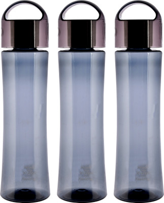 KUBER INDUSTRIES 3000 ml Plastic Bottle(Pack of 3, Grey, Black)