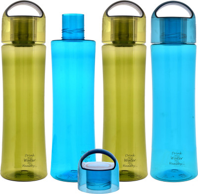 KUBER INDUSTRIES 4000 ml Plastic Bottle(Pack of 4, Green, Blue)