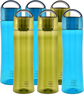 KUBER INDUSTRIES 6000 ml Plastic Bottle(Pack of 6, Blue, Green)