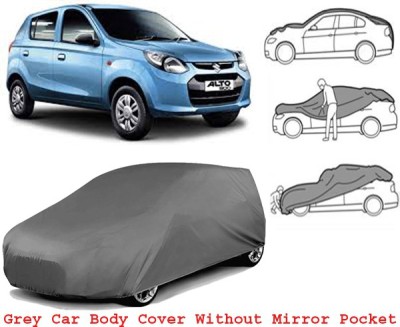 Mobidezire Car Cover For Maruti Suzuki Alto 800 (Without Mirror Pockets)(Grey)