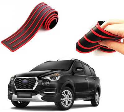 PRTEK Rubber Car Bumper Guard(Black, Red, Pack of 1, Renault, S-Cross)