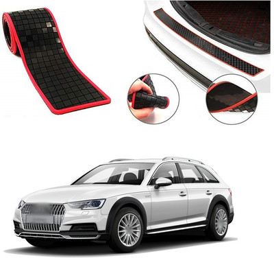 XZRTZ Rubber Car Bumper Guard(Black, Red, Pack of 1, Audi, A4)