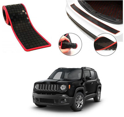 XZRTZ Rubber Car Bumper Guard(Black, Red, Pack of 1, Hyundai, Universal For Car)