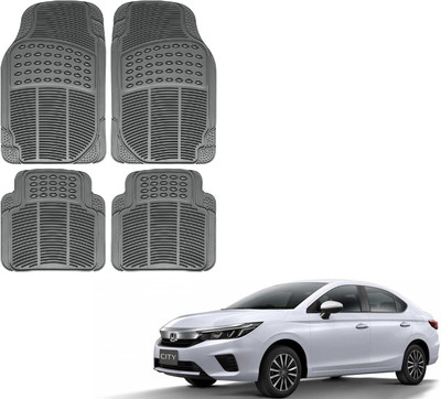 KOZDIKO Rubber Standard Mat For  Honda New City(Grey)