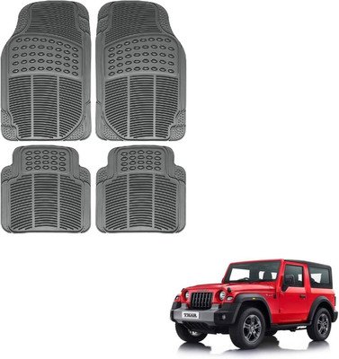KOZDIKO Rubber Standard Mat For  Mahindra Thar(Grey)