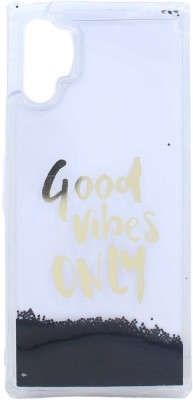 Mystry Box Back Cover for Samsung Note 10 Plus Good Only Vibe Water Glitter(Black, Shock Proof, Pack of: 1)