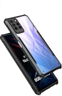 MatteSmoke Back Cover for Infinix Note 10 Pro(Black, Camera Bump Protector, Pack of: 1)