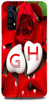 JUGGA Back Cover for Realme Narzo 20 Pro, G LOVES H NAME,G NAME, H LETTER, ALPHABET,G LOVE H NAME(Red, Hard Case, Pack of: 1)