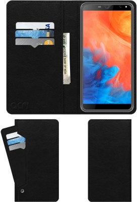 ACM Flip Cover for Ismart I1 Bold(Black, Cases with Holder, Pack of: 1)