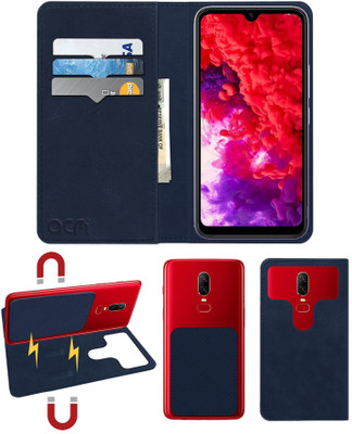 ACM Flip Cover for Itel A26(Blue, Cases with Holder, Pack of: 1)