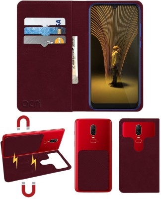 ACM Flip Cover for Marq By Flipkart M3 Smart(Maroon, Cases with Holder, Pack of: 1)