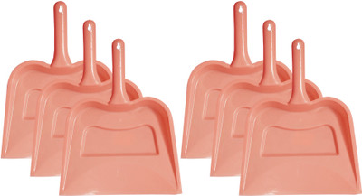 KUBER INDUSTRIES Plastic Dustpan(Pink)