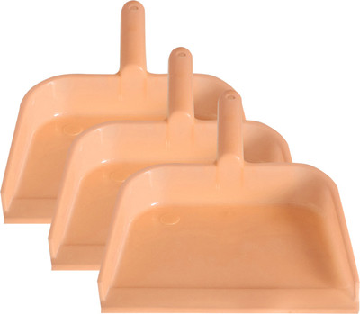KUBER INDUSTRIES Plastic Dustpan(Orange)