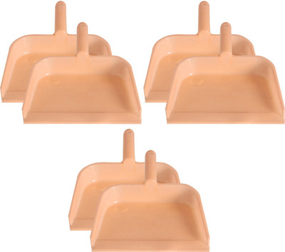 KUBER INDUSTRIES Plastic Dustpan(Orange)