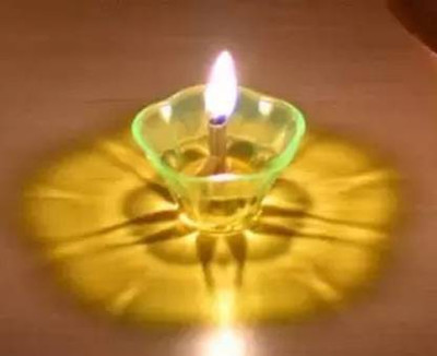 cut rate creation Plastic (Pack of 12) Table Diya Set(Height: 3 inch)