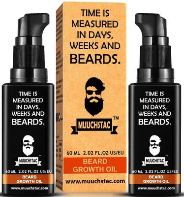 MUUCHSTAC Beard Growth Oil Hair Oil  (120 ml)