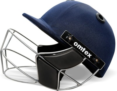 omtex Cricket SAVIOUR Helmet Light Weight Adjustable Steel Grill -BLUE (X-SMALL) Cricket Helmet(Blue)