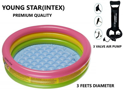 ECOM BHARAT f6 Inflatable Swimming Pool(Multicolor)