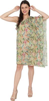 NUEVOSDAMAS Printed Georgette Women Kaftan