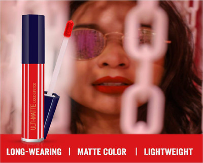 MYEONG BEST QULAITY BRIDAL MAKE UP USE LONG LASTING SMUDGE PROOF LIQUID LIPSTICK(CHERRY CRAVE, 6 ml)