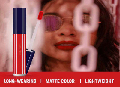 MYEONG NEW AND HIGH SHINE UTLRA SMOOTH LIQUID GLOSS LIPSTICK(HOT RED, 6 ml)
