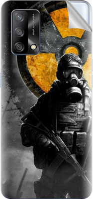 Snooky Oppo F19 Mobile Skin(Grey)