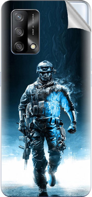 Snooky Oppo F19 Mobile Skin(Blue)