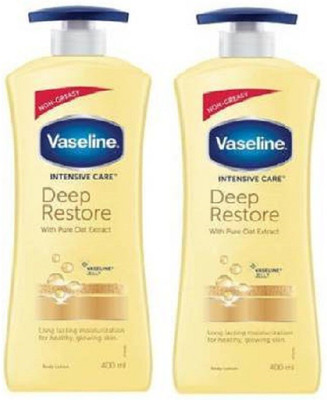 Vaseline WINTER LOTION DEEP RESTORE 400ML X 2(800 ml)
