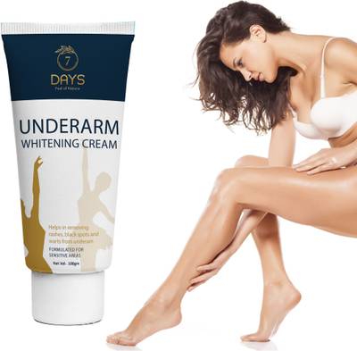 7 Days Dark Spots Corrector Cream, Dark Underarm Lightening Cream|Bikni Area|Dark Bum|Dark Nech|Dark Elbow|Dark Knees For Even Toned Skin Enriched with Vitamin E, Glycolic Acid & Alpha Arbutin For All Types of Skin (Result Visible in 15 Days) Intimate Cream