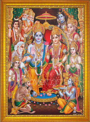 CRAFTSCORNER RAM DARBAR Religious Frame