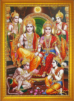 CRAFTSCORNER RAM DARBAR Religious Frame