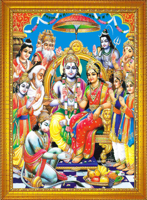 CRAFTSCORNER RAM DARBAR Religious Frame