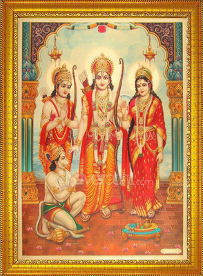 CRAFTSCORNER RAM DARBAR Religious Frame