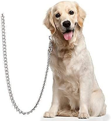 kristal Dog chock chain neck chain for small and medium Plain Dog Collar Charm(Silver, Solid)