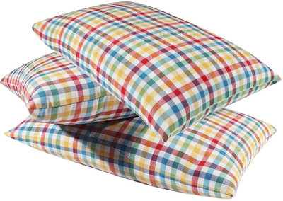 takiyawala Microfibre Solid Sleeping Pillow Pack of 3(Multicolor)