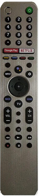 Akshita TV RMF-TX600U Smart TV Remote Control SONY with VOICE/MIC ( Chake Image With Old Remote ) Generic Remote Controller(Silver)