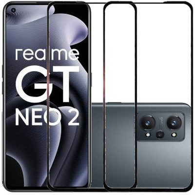 VIGHNAD Edge To Edge Tempered Glass for realme GT NEO 2, Realme GT Neo2, realme GT NEO 2 5G(Pack of 2)