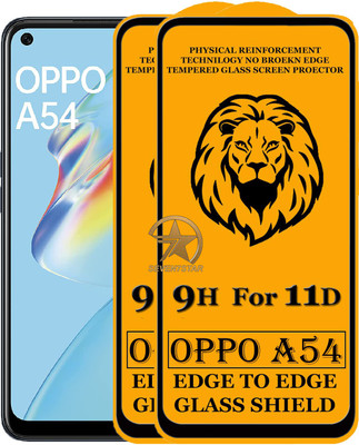 HQ Protection Edge To Edge Tempered Glass for Oppo A54(Pack of 2)
