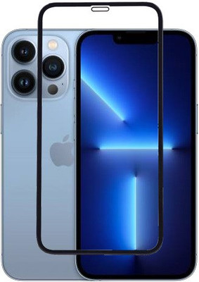 HOBBYTRONICS Edge To Edge Tempered Glass for iPhone 14 Pro, Apple iPhone 14 Pro(Pack of 1)