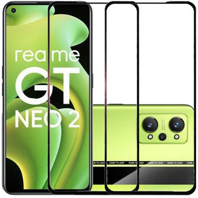 AARERED Edge To Edge Tempered Glass for realme GT NEO 2, Realme GT Neo2, realme GT NEO 2 5G(Pack of 2)