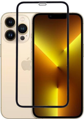 HOBBYTRONICS Edge To Edge Tempered Glass for iPhone 14 Pro, Apple iPhone 14 Pro(Pack of 1)