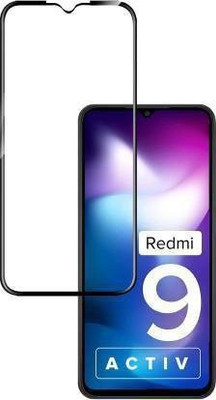 welldesign Edge To Edge Tempered Glass for Redmi 9 Active(Pack of 1)
