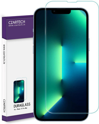 CZARTECH Tempered Glass Guard for Apple iPhone 13 Pro Max(Pack of 1)