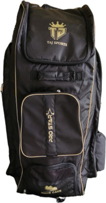 taj sports TJ BLACK EDITION DUFFLE WHEELE BAG(Kit Bag)