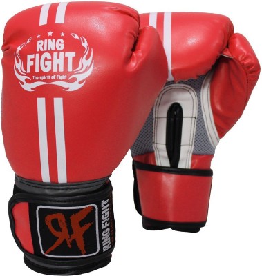 Ring Fight Pro Boxing Gloves(Red)