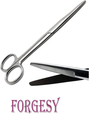 Forgesy Imported Quality Mayo Surgical Scissors 7.5 inch Mayo Scissors(Blunt/Blunt Blades)
