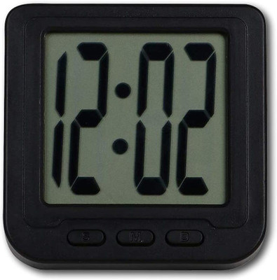 Look And Took Analog Black Clock